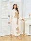 Sequin Beaded Embroidered Maxi Dress