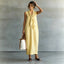Sleeveless V-Neck Maxi Dress, Tie Waist