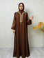 Embroidered Robe Dress