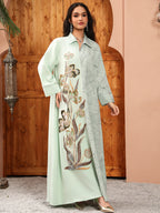 Sequin Floral Maxi Dress