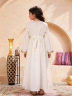 Champagne Robe Maxi Dress