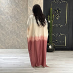 Fringe Print Maxi Dress