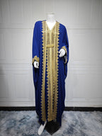 Two-Piece Chiffon Maxi Dress Set, Lace Trim