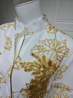 Embroidered Jalabiya Evening Gown