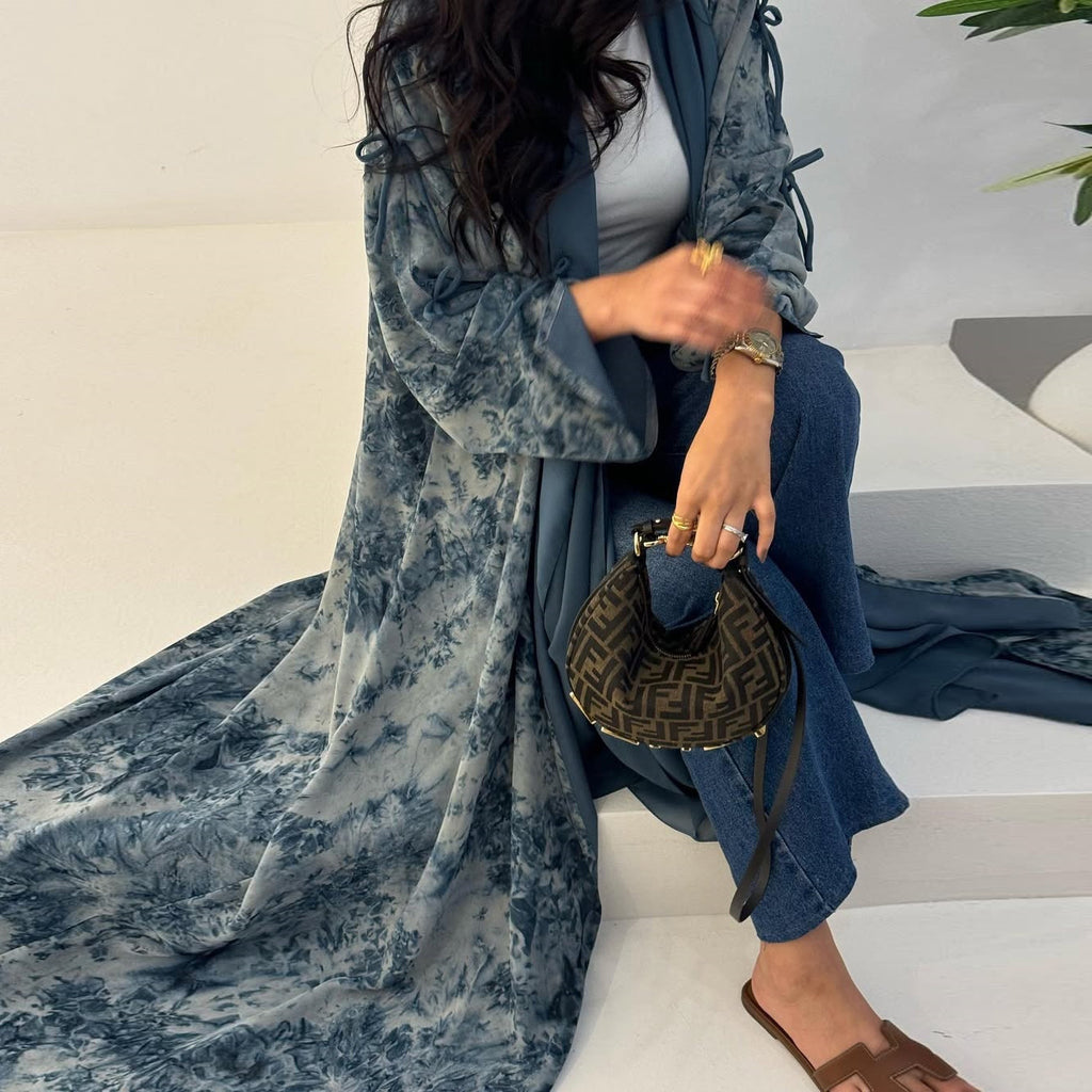 Chiffon Two-Piece Maxi Dress
