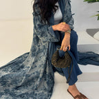 Chiffon Two-Piece Maxi Dress