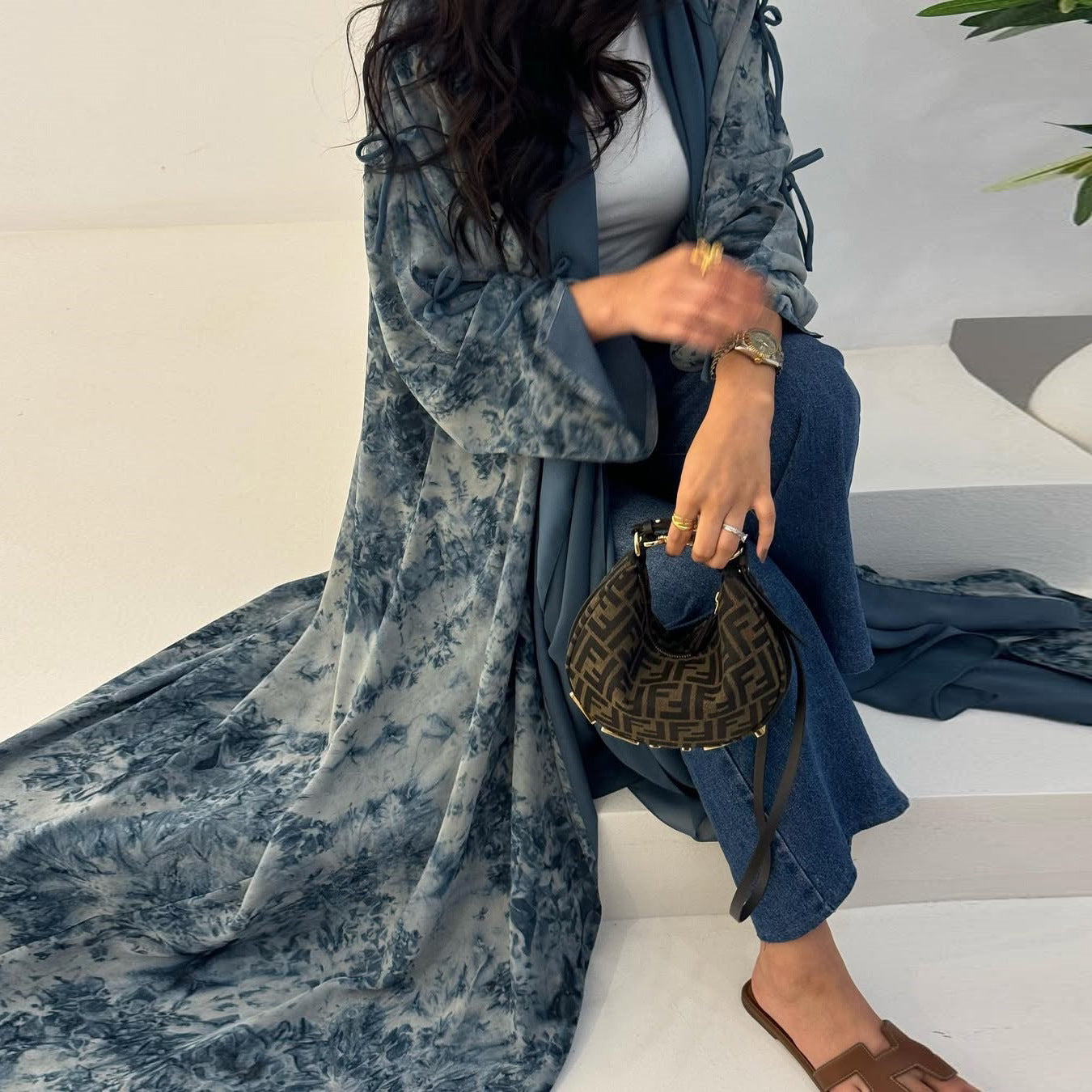 Chiffon Two-Piece Maxi Dress