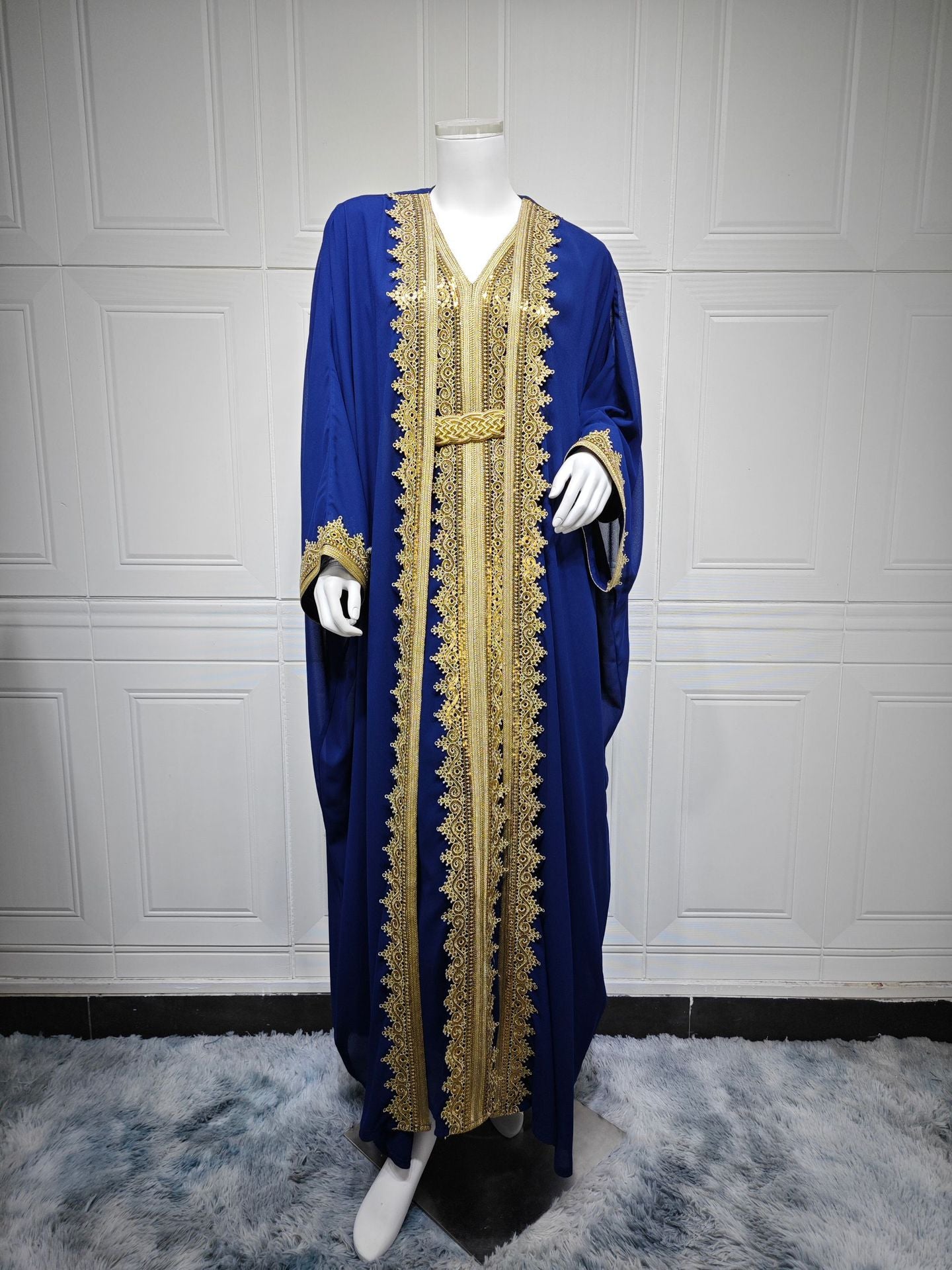 Two-Piece Chiffon Maxi Dress Set