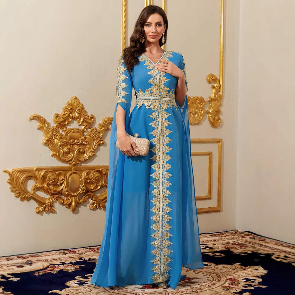 Lace Robe Maxi Dress